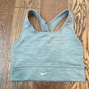 Grey Nike sports bra